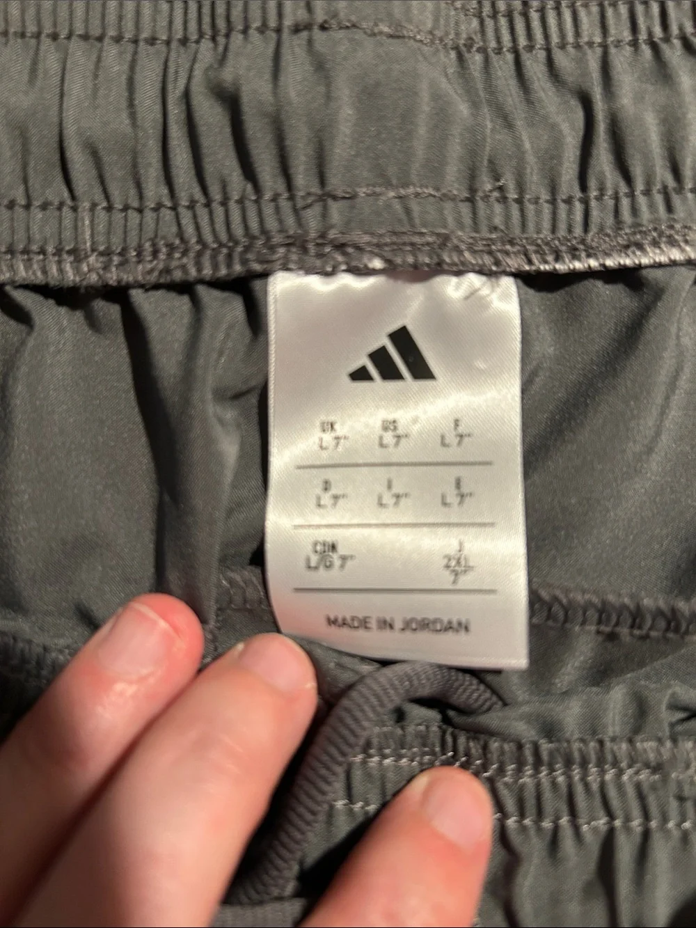 adidas Men’s Dark Gray Athletic Training Shorts
